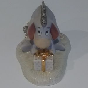 Lenox Eeyore "For Me?" 24K Gold Accents Gift Box Figurine